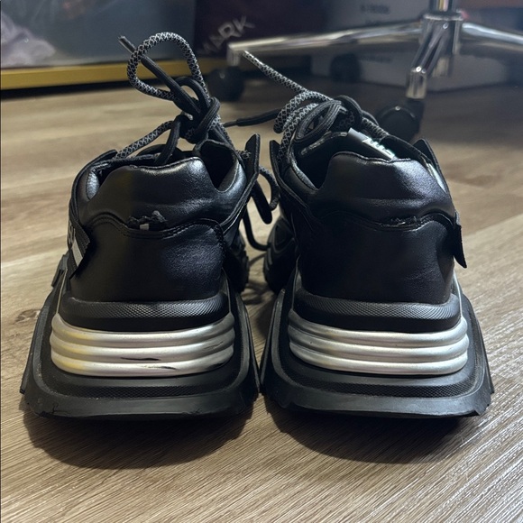 Steve Madden Black and Silver Chunky Sneakers | 9 | - Picture 4 of 4